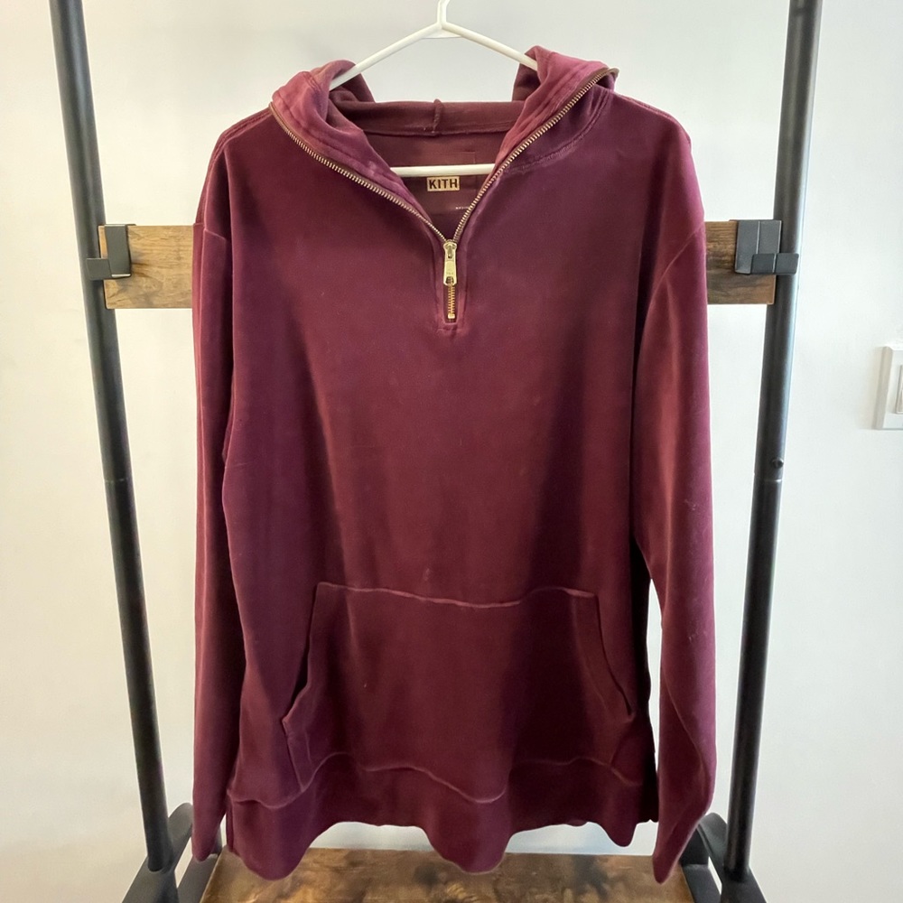 Kith Velour Hoodie. Size: M